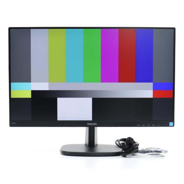 モニター 【並品】PHILIPS 243V7Q 23.8インチ非光沢IPSパネル