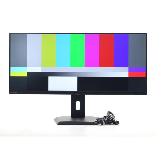 モニター IO DATA BizCrysta LCD-CWQ341SDB-F 34インチ非光沢ADSパネル UWQHD 3440x1440ドット HDMI/DisplayPort/USB Type-C入力 目立つ使用感あり