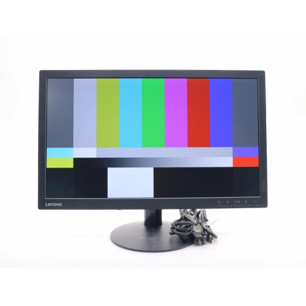 モニター Lenovo T2224d 21.5インチ非光沢IPSパネル フルHD 1920x1080ドット DisplayPort/アナログRGB入力 目立つ使用感あり
