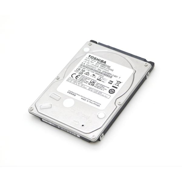 TOSHIBA MQ04ABD200 2TB 2.5インチHDD　ほとんど新品 TOSHIBA MQ04 シリーズ 2.5インチ 9.5mm 2TB ノートPC向け 内蔵