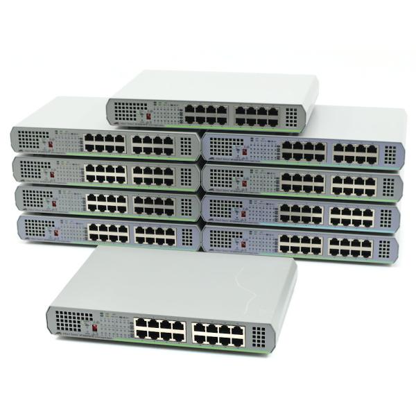 10台セット】AliedTelesis AT-GS910/16 16ポート1000BASE-T搭載L2