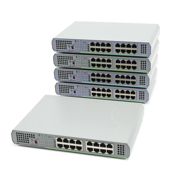 5台セット】AliedTelesis AT-GS910/16 16ポート1000BASE-T搭載L2