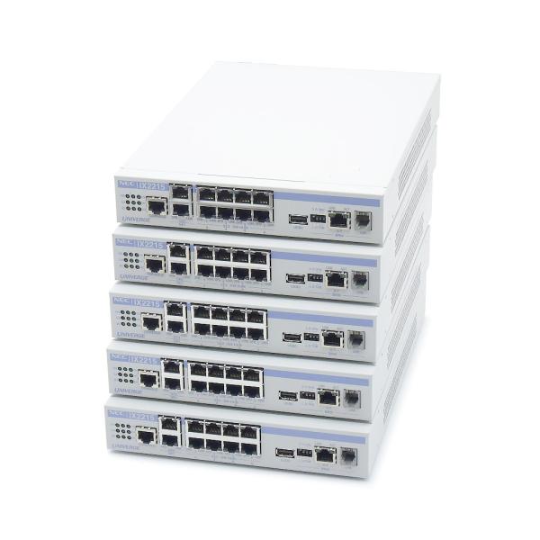 5台セット】NEC UNIVERGE IX2215 3系統10ポート1000BASE-T搭載VPN