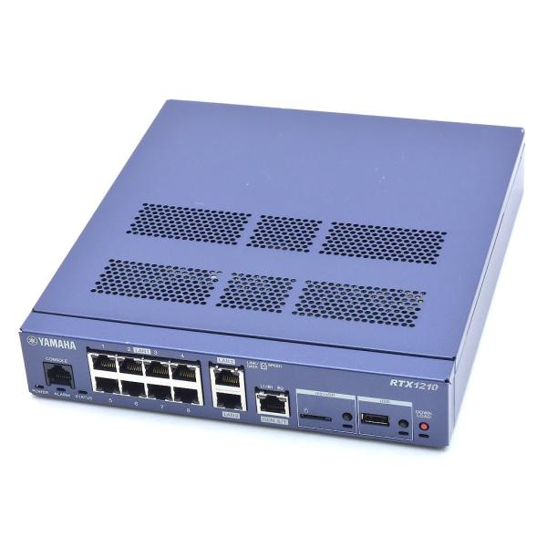 YAMAHA RTX1210 3系統10ポート1000BASE-T搭載VPNルーター IPsec時最大