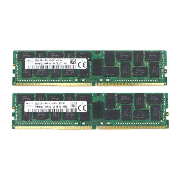 ◇SK hynix 32GBx2枚セット 64GB分 PC4-2400T-L DDR4 ECC LRDIMM 2Rx4