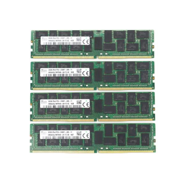 SK hynix 32GB DDR4 メモリ 2400MT/s 2枚組 ◇SK hynix 32GBx4枚セット 128GB分 PC4-2400T-L DDR4 ECC LRDIMM 2Rx4
