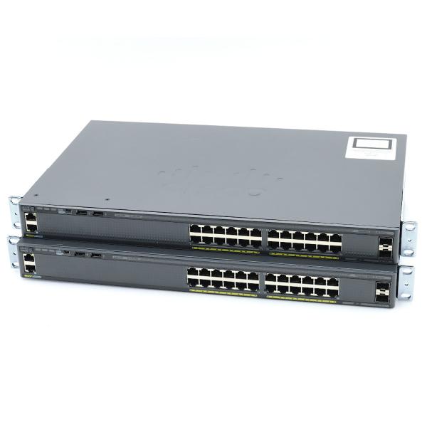 2台セット】Cisco Catalyst WS-C2960X-24TS-LL V03 24ポート