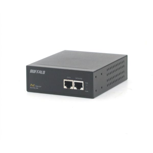 Buffalo BIJ-POE-1PR 10BASE-T/100BASE-TX1ポート搭載(受信) IEEE802.3af PoE対応ポート1ポート搭載(送信) 最大15.4W給電対応 動作確認済