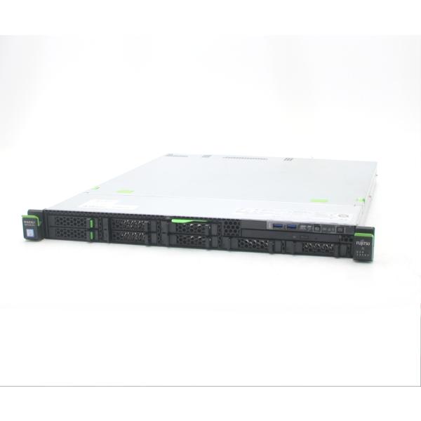 富士通 PRIMERGY RX1330 M4 Xeon E-2134 3.5GHz 8GB 500GBx2台(SATA2.5インチ/RAID1構成) DVD-ROM AC*2 PRAID CP400i