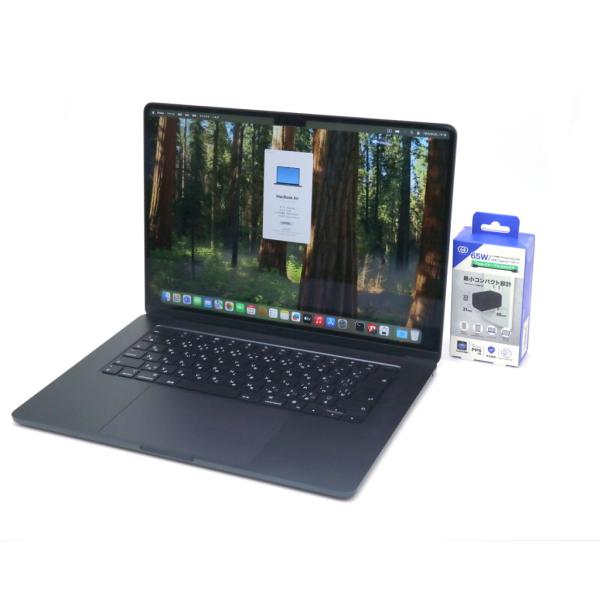 ノートパソコン Apple MacBook Air 15インチ M2 2023 ミッドナイト