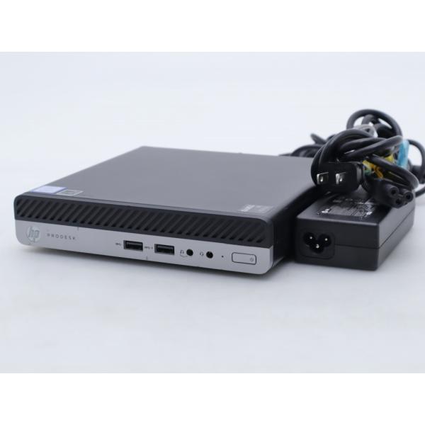 デスクトップ hp ProDesk 400 G4 DM Core i3-8100T 3.1GHz 8GB 256GB(新品SSD) DisplayPort/アナログRGB出力 Windows11 Pro 64bit
