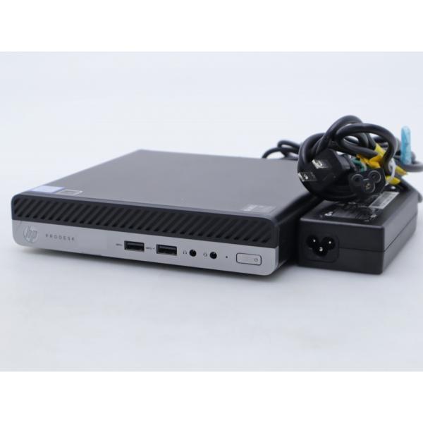 デスクトップ hp ProDesk 400 G4 DM Core i3-8100T 3.1GHz 8GB 256GB(新品SSD) DisplayPort/アナログRGB出力 Windows11 Pro 64bit 小難