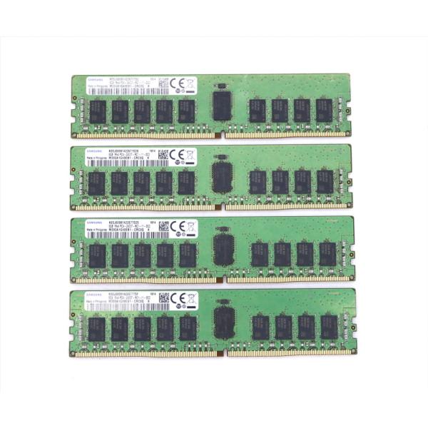◇Samsung 8GBx4枚セット32GB分 PC4-2400T-R DDR4 Registered ECC 1Rx8 