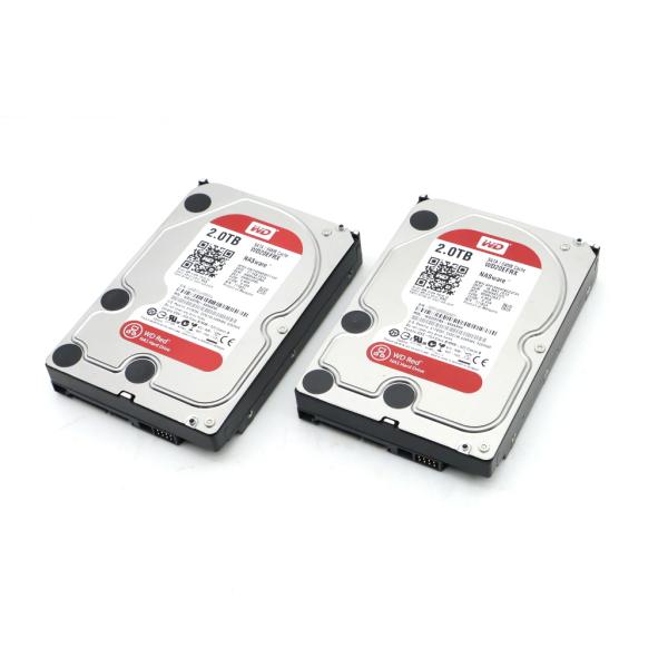 ◇【2本セット】Western Digital WD Red WD20EFRX 2TB 3.5インチ NAS用