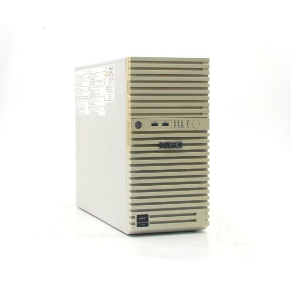 NEC Express5800/T110j Xeon E-2124 3.3GHz 8GB 1TBx2台(SATA3.5インチ/RAID1構成) DVD-ROM 小難