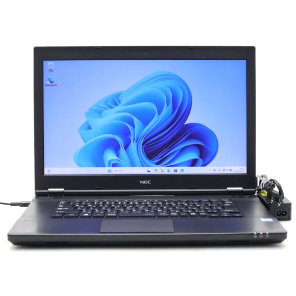 NEC VKT16/X-3 PC-VKT16XZG3 Core i5-8250U 1.6GHz 8GB 256GB(SSD) DVD+-RW 15.6インチ非光沢 FWXGA 1366x768 Windows11 Pro 64bit 難有