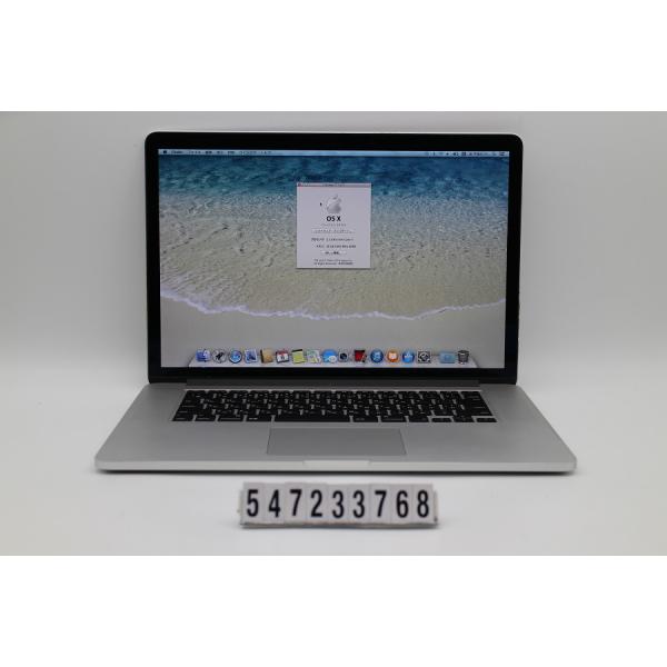 ノートパソコン 【ジャンク品】Apple MacBook Pro Retina A1398