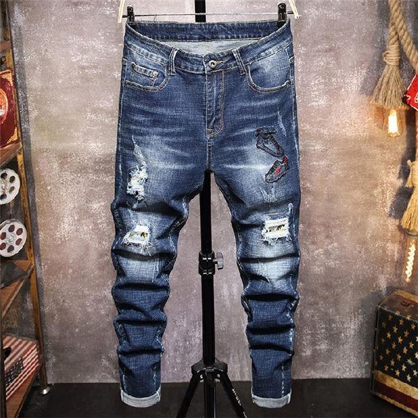 アドリアーノ ゴルシュミット 刺繍ダメージジーンズ 質屋 オンライン