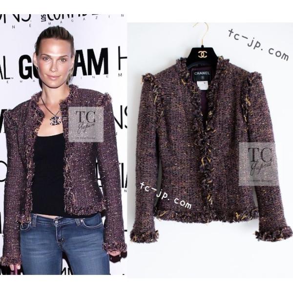 CHANEL（シャネル） ジャケット CHANEL 100万 パープル ミックス