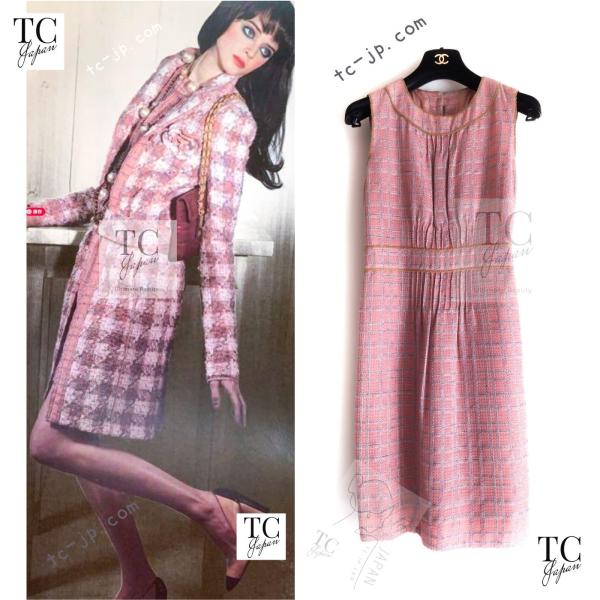 CHANEL（シャネル） ワンピース ピンク チェック コットン