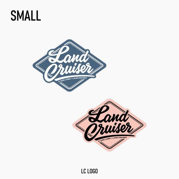 ランクルBASE × B-SIDE LABEL ステッカー LANDCRUISERロゴ（小