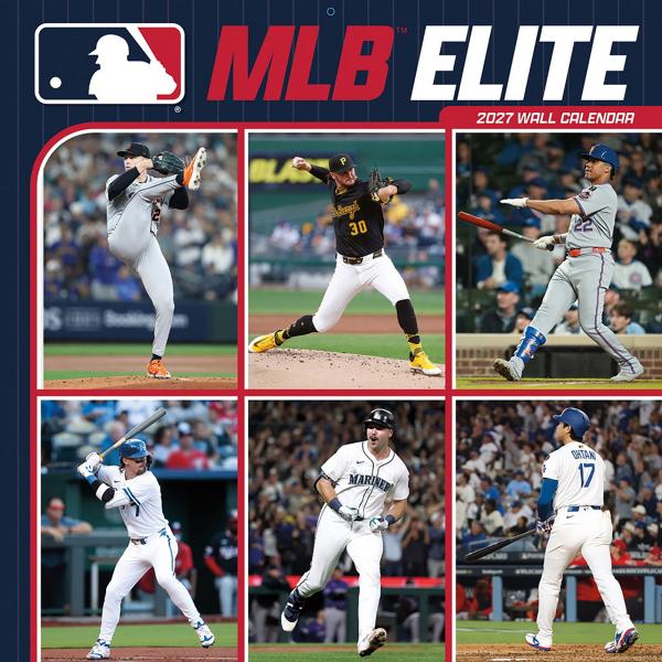 2027年 MLBエリート カレンダー 壁掛け MLB公式 オールスター 野球 輸入版 Turner