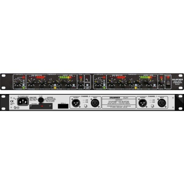 即配送｜デュアルオートコンプレッサーDL241 XLR お取り寄せ商品】DRAWMER デュアル・オート・コンプレッサー DL241XLR