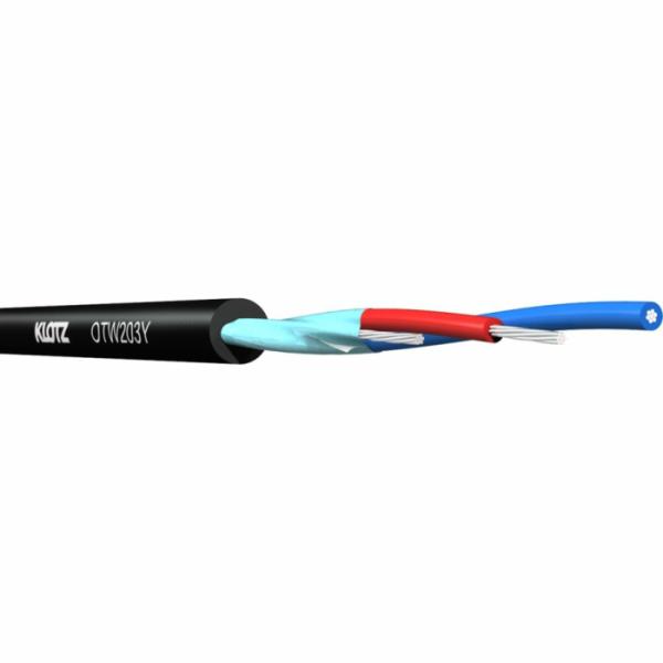 KLOTZ 110Ω(AES/EBU)　デジタル ワイヤリング ケーブル 外径3.2mm OTW203Y.A　(100M)（正規輸入品）