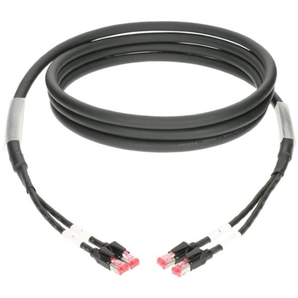 【お取り寄せ商品】KLOTZ Cat5e RJ45x2　SF/UTP デュアルLANケーブル 80m