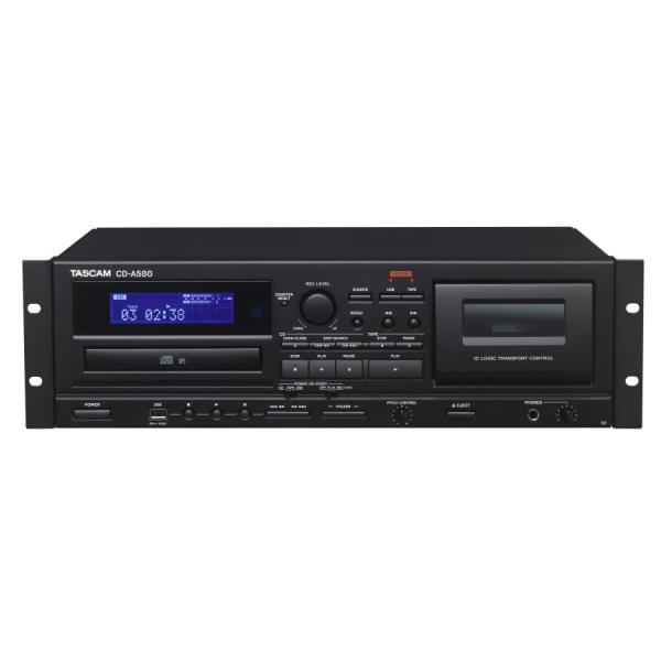 TASCAM カセットレコーダー/CDプレーヤー/USBメモリーレコーダー CD-A580 v2