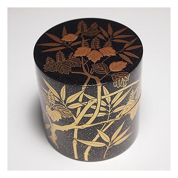 茶道具 棗 薄茶器 笹桐蒔絵中次 : お茶道具の駒屋 - 通販 茶道具 棗 薄茶器 笹桐蒔絵中次 : お茶道具の駒屋 - 通販