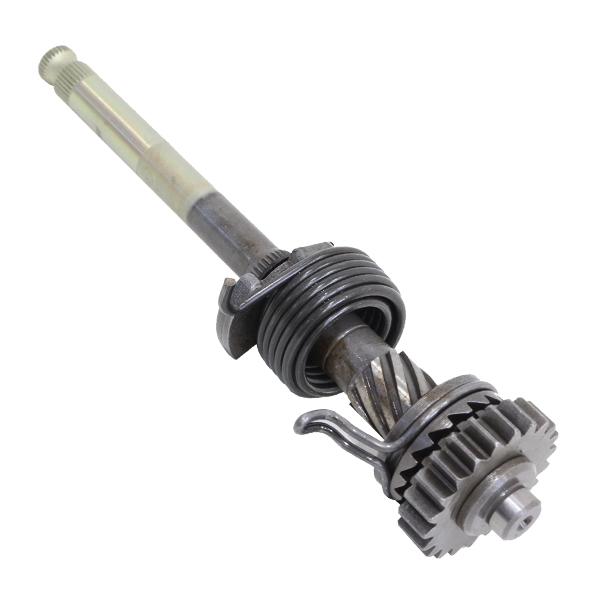 ラチェットガイドプレートが不要な 22T キックスピンドルです。【商品内容】キックスピンドル本体×1個【サイズ】全長200mm【適合車種】カブ モンキー【適合品番】スターター B タイプ  SDH100-41E 28300-KVR-C00※...