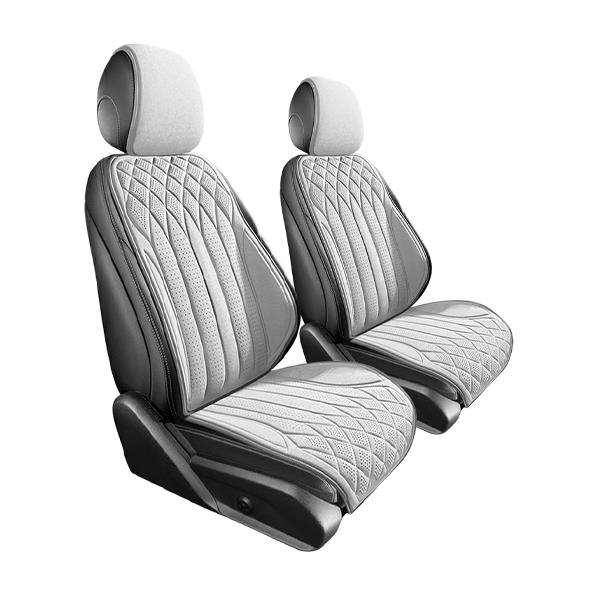 トヨタ 86 ZN6 汎用 スエード エプロンタイプ シートカバー 白