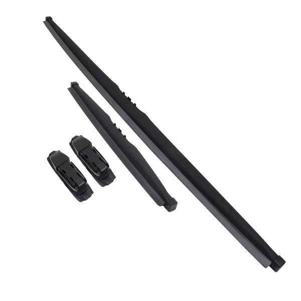 アバルト 500 312 695 ビポスト 2015.1〜2016.2 冬用 スノーワイパー ブレード 600mm+350mm グラファイト加工ラバー 2本セッ