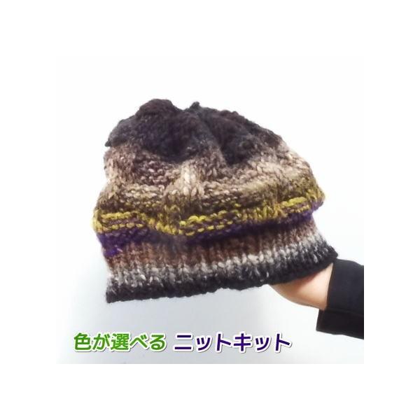 編み物キット キッズ帽子 毛糸 野呂英作のくれよんで編むキッズ用帽子 子供
