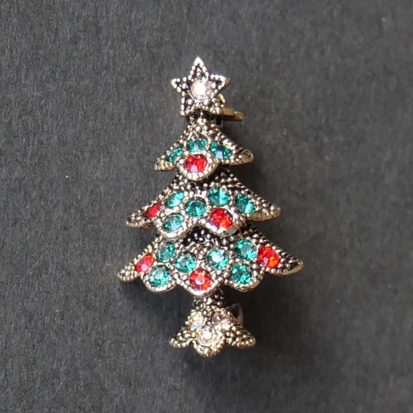 クリスマス】聖夜 クリスマスツリー ミニ ブローチ : tearsheaven