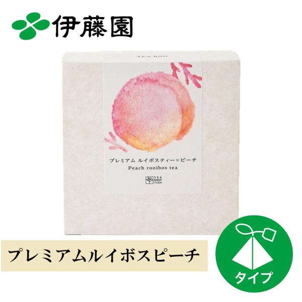 お茶 ルイボスティー ティーバッグ 伊藤園 プレミアムルイボスティー ピーチ 2.5g×10袋 カフェインゼロ ノンカフェイン ギフト irodori