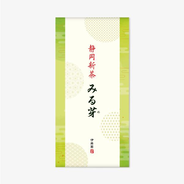 お茶 緑茶 茶葉  伊藤園 新茶 静岡 みる芽 50g 初物 縁起物 贈答 ギフト