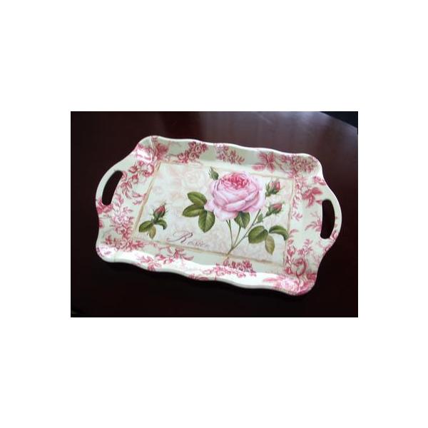 薔薇(バラ)のトレー　made in Italy
