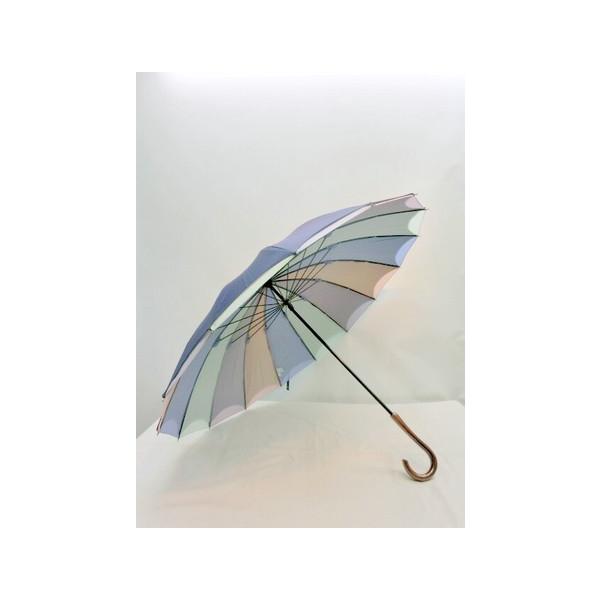 ４色カラフル裏地(2重張切り継ぎ)骨16本・手開き傘　・・・母の日・誕生日・傘