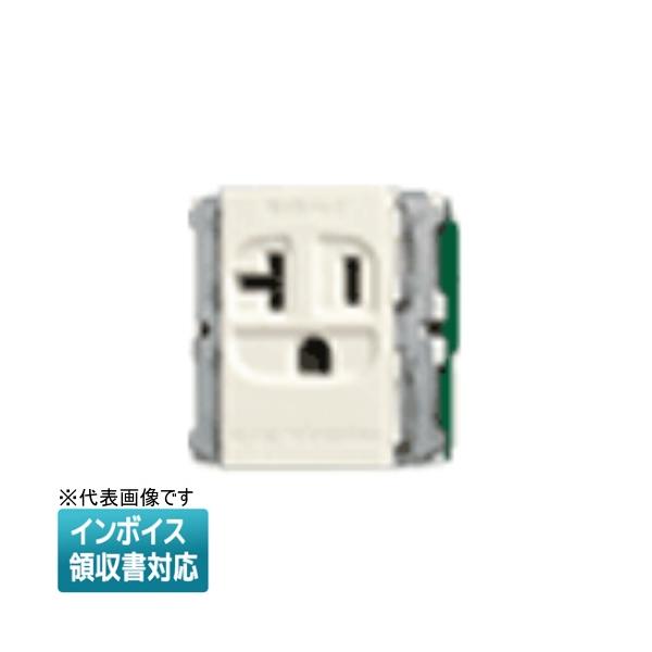 [法人限定] WN19213 パナソニック 15A 20A兼用埋込接地 コンセント ワンタッチプレート 取付枠用 [ WN19213 ]
