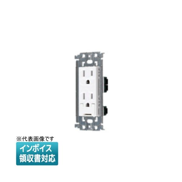 [法人限定] WTL11323W セラミックホワイト パナソニック アドバンスシリーズ 埋込アースターミナル付接地ダブルコンセント 金属枠付 [ WTL11323W ]
