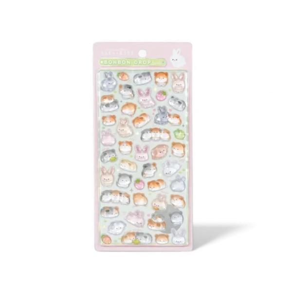 モルモット&ウサギ ボンボンドロップシール クーリア 東京南倉庫