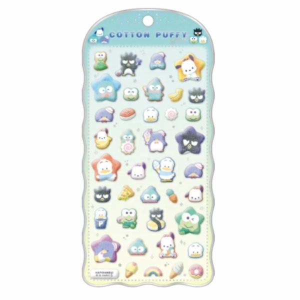 はぴだんぶい コットンパフィー シール COTTON PUFFY サンリオ