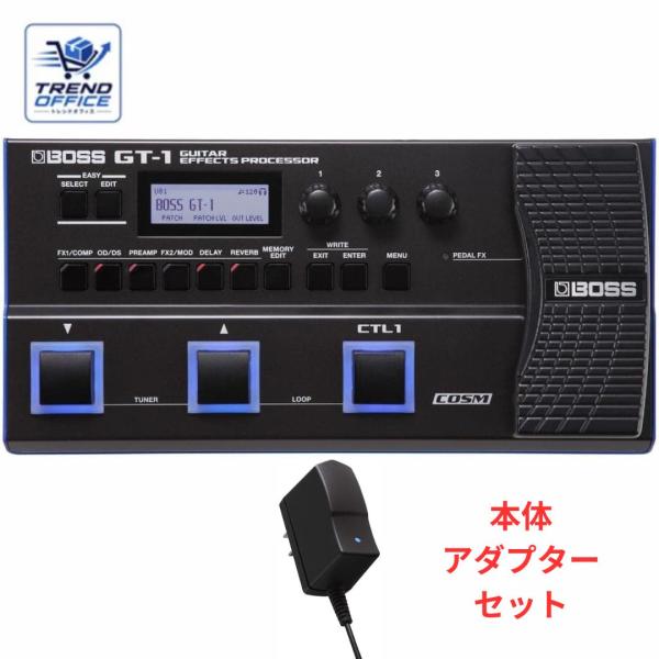BOSS GT-1 + 純正アダプター PSA-100S2 セット ボス ギター マルチエフェクター 西宮倉庫
