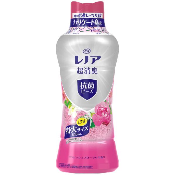 レノア 超消臭 抗菌ビーズ リフレッシュフローラル 本体 特大840mL 東京南倉庫