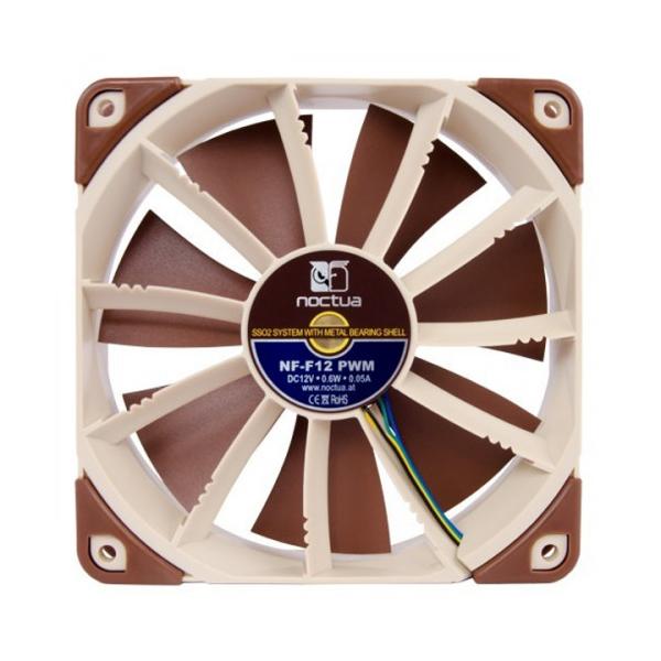 PC用ファン・クーラー NOCTUA NF-F12 PWM Noctua NF-F12 PWM 120mm 25mm厚 ファン 冷却ファン ケースファン CPU