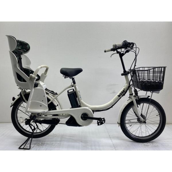 中古】ブリヂストン ビッケ2 色：ホワイト 20インチ 8.7Ah バッテリー  