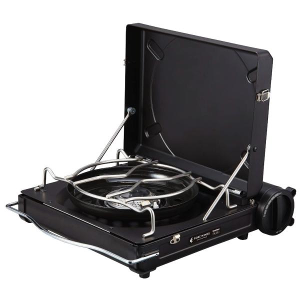 他サイト： イワタニ カセットコンロ アウトドア バーベキュー キャンプ用 ラックスキャンプストーブ ブラック FORE WINDS FW-LS01-BKの商品画像