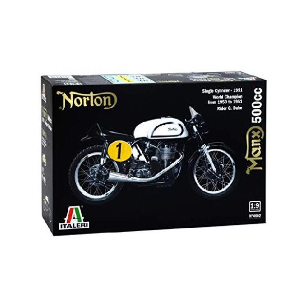 イタレリ 1/9 ノートン マンクス 500cc 1951 プラスチックモデルキット